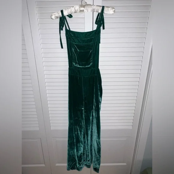 Free People Eva Velvet Overalls - Picture 2 of 4